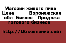 Магазин живого пива › Цена ­ 300 - Воронежская обл. Бизнес » Продажа готового бизнеса   